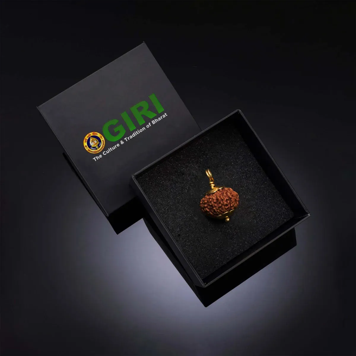 10 Face Rudraksha Pendant | Gold Cup Rudraksha Pendant/ Java Rudraksh Locket for Men & Women