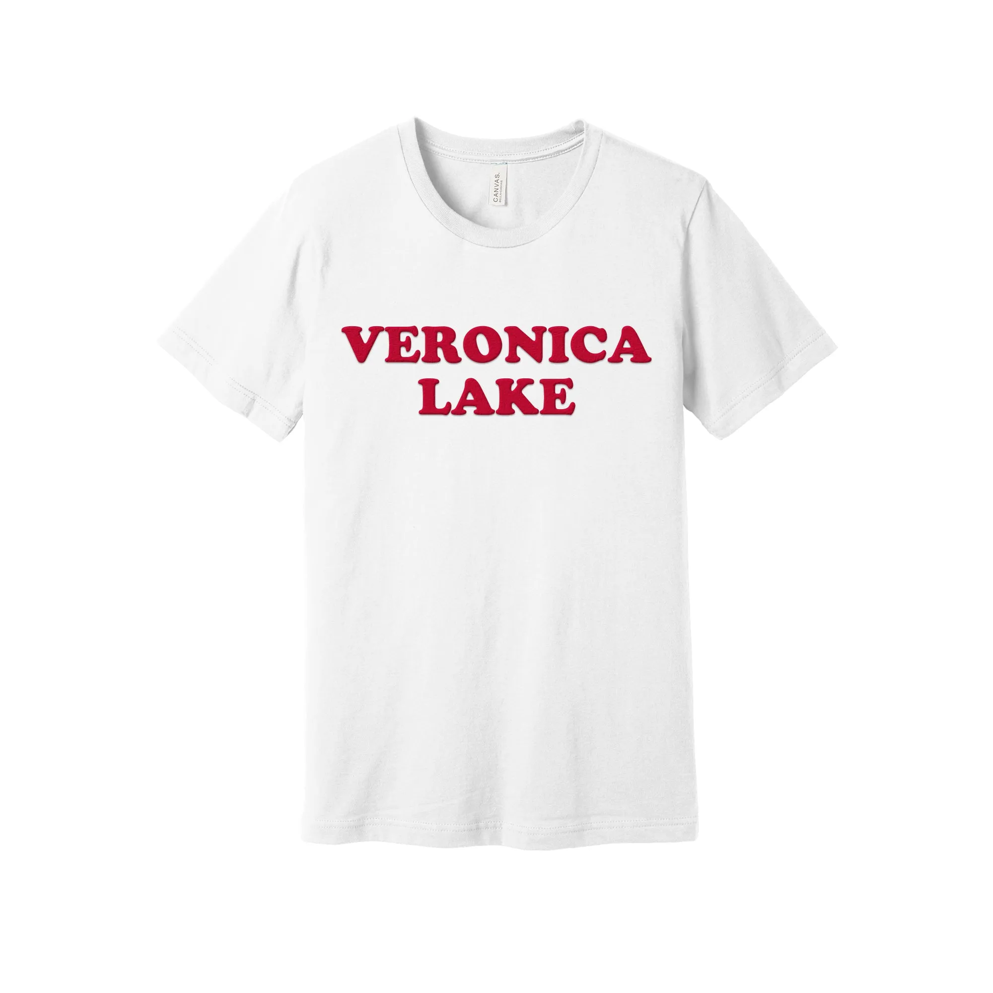 10-Year Anniversary Felt Lettered T-Shirt - VERONICA LAKE