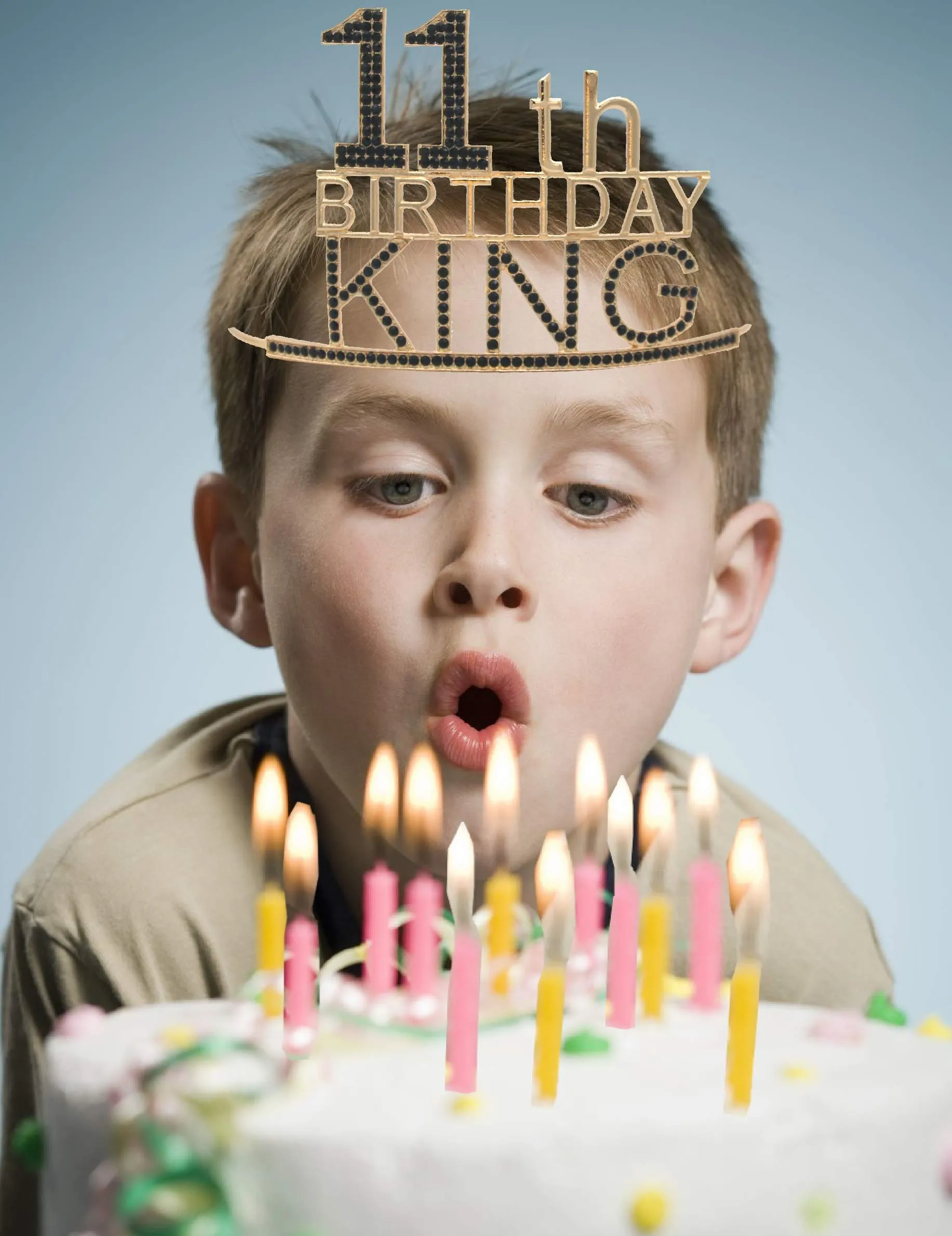 11th Birthday Gifts for Boy, 11th Birthday Tiara and Sash, 11th Birthday Decorations