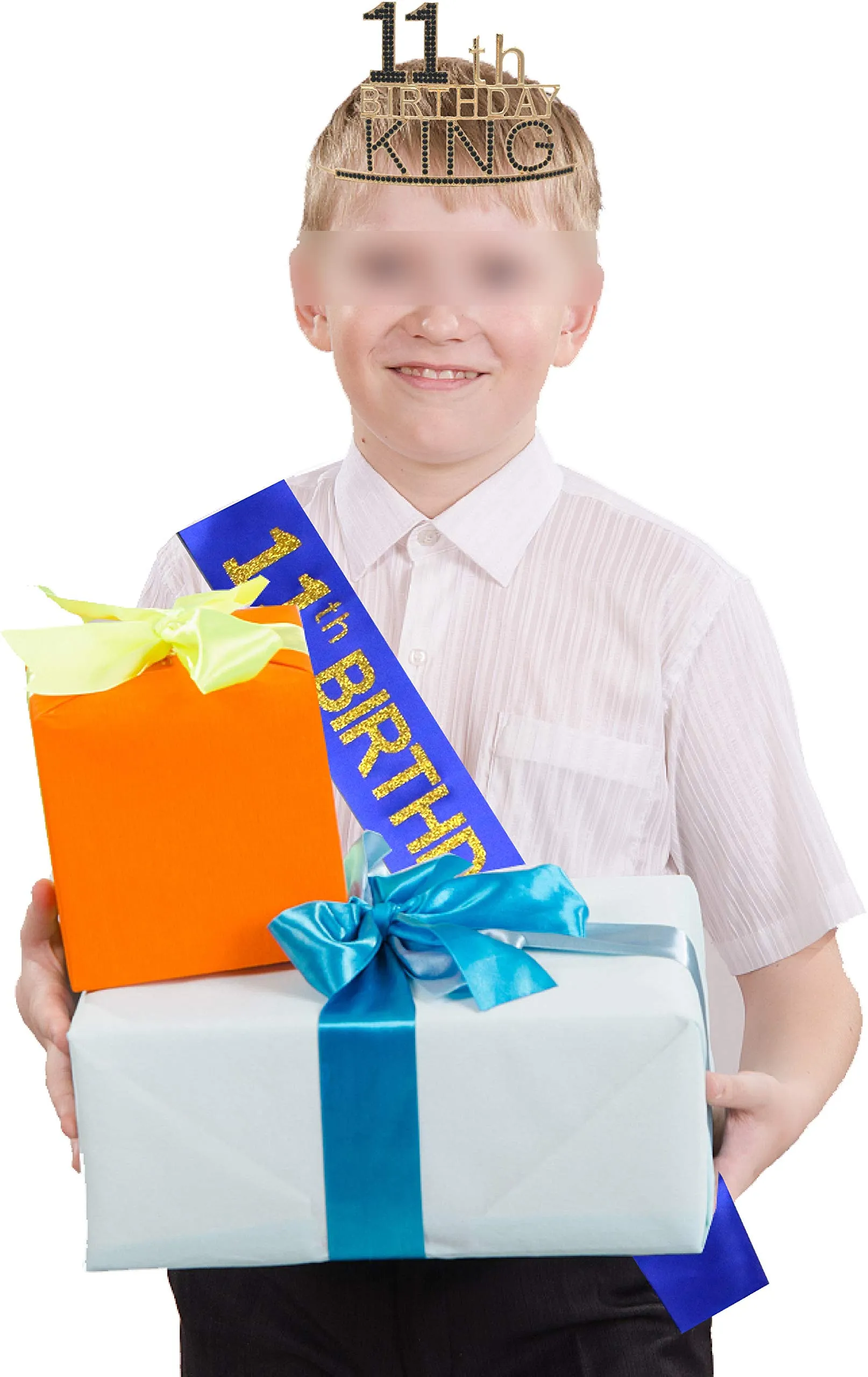 11th Birthday Gifts for Boy, 11th Birthday Tiara and Sash, 11th Birthday Decorations