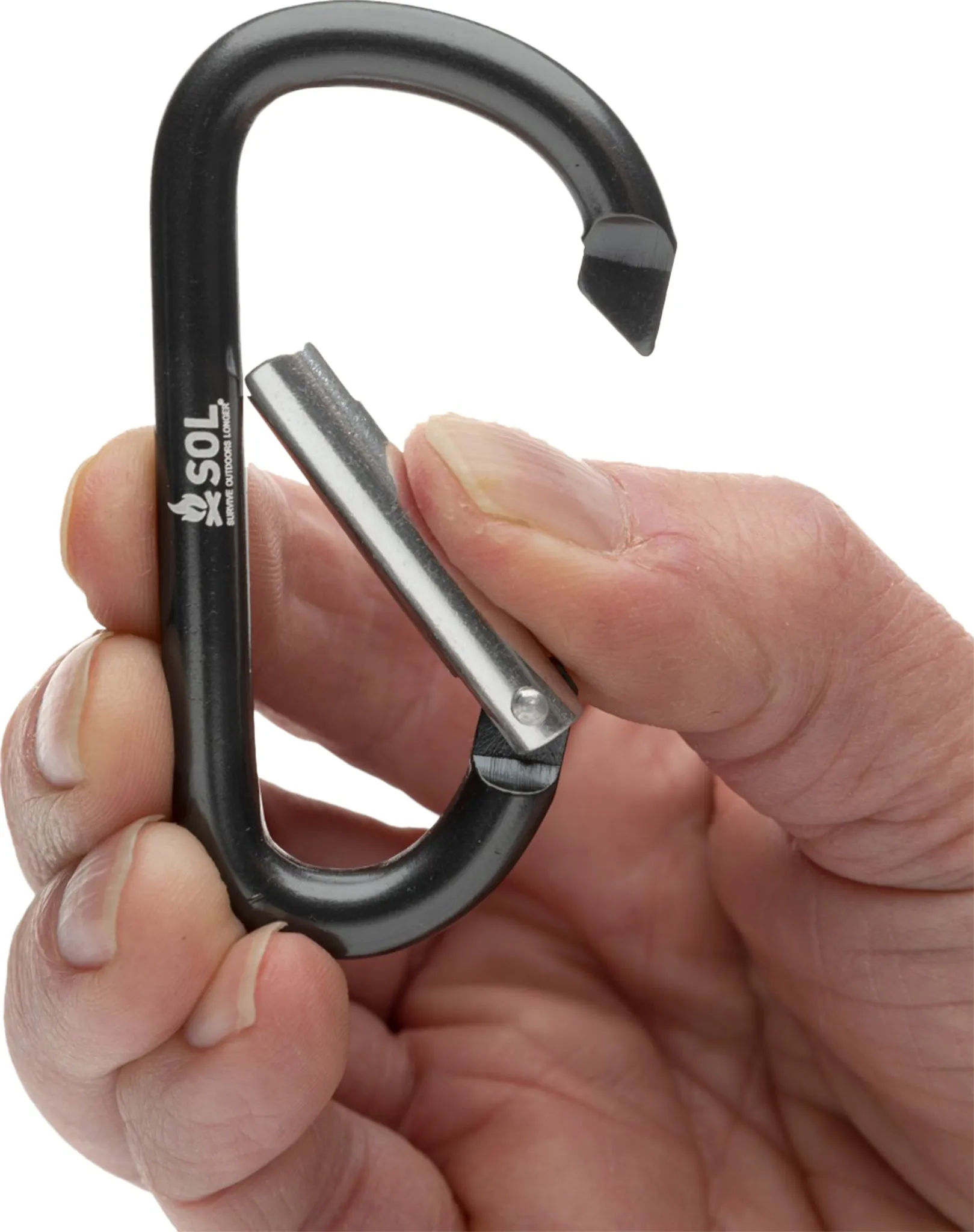 2 Pack Utility Carabiners 8cm|-|Mousquetons utilitaires paquet de 2 8cm