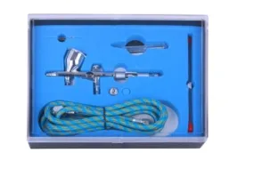 Aircraft Air Brush Kit 0.25 0.3Mm Nozzles With 1.8M Airhose