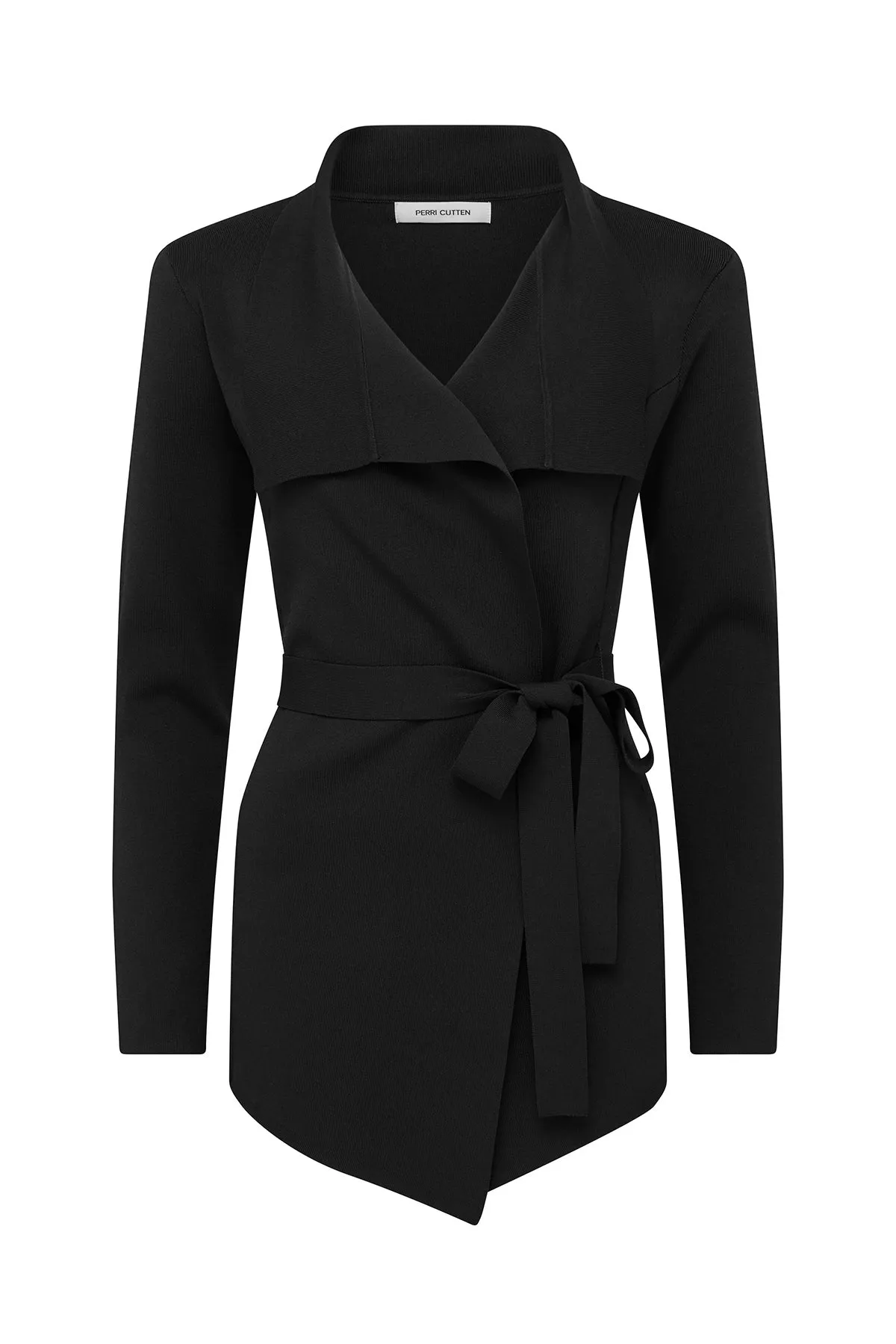 Ari Crepe Jacket - Black