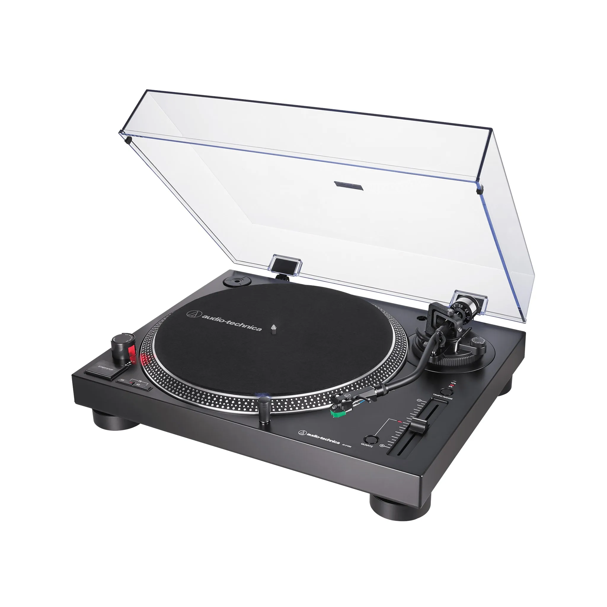 Audio-Technica AT-LP120XUSB Direct-Drive Turntable, Black (Analog & USB)