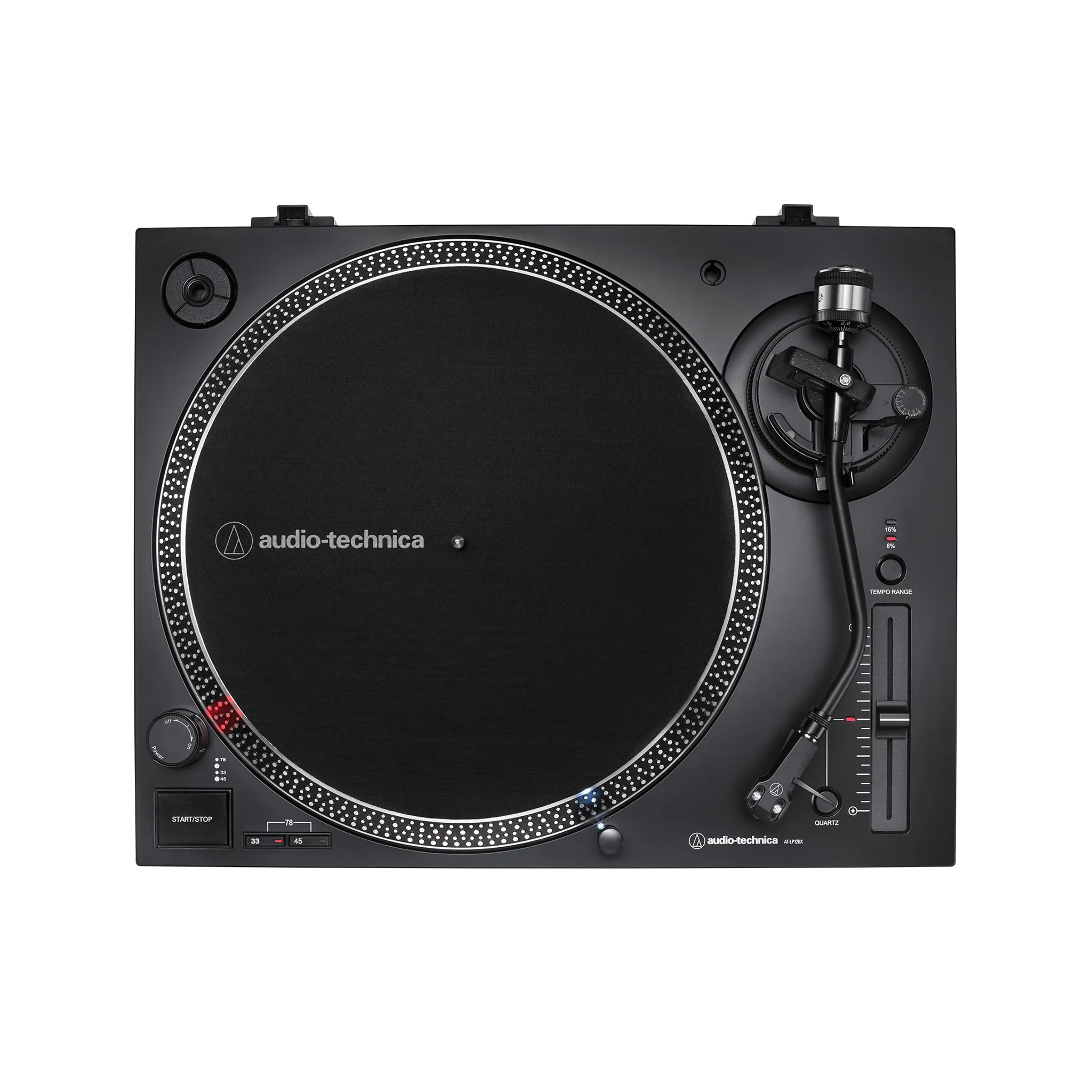 Audio-Technica AT-LP120XUSB Direct-Drive Turntable, Black (Analog & USB)