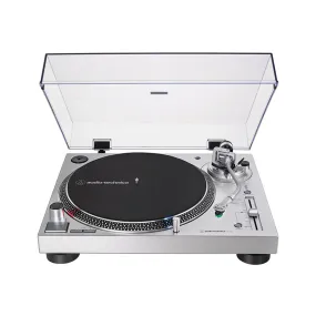 Audio-Technica AT-LP120XUSB Direct-Drive Turntable, Silver (Analog & USB)