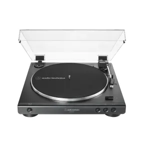 Audio-Technica AT-LP60XUSB Fully Automatic Wireless Belt-Drive Turntable (USB), Black