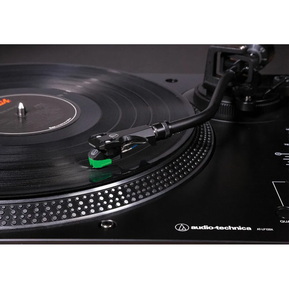 Audio Technica Fully Manual Direct Drive Turntable - Black | ATLP120XUSBHCBK