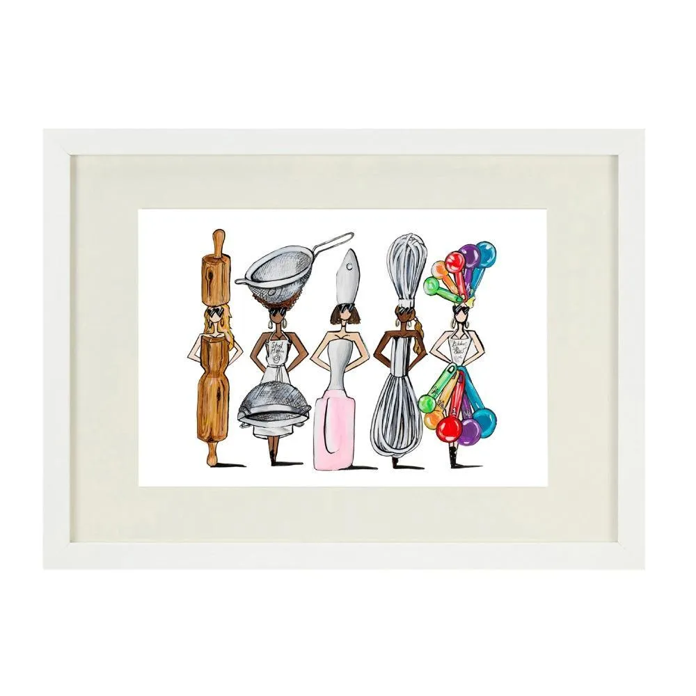 Baking Girls Limited Edition Print – Charlotte Posner