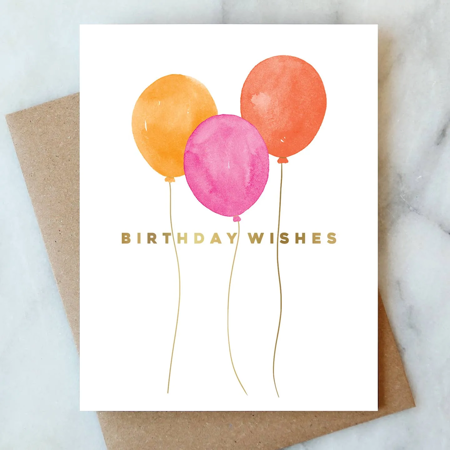 Balloons Birthday Greeting Card