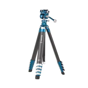 Benro CyanBird Carbon Fiber 5 Section Tripod Kit with FS20PRO 2 in 1 Hybrid Tripod Head