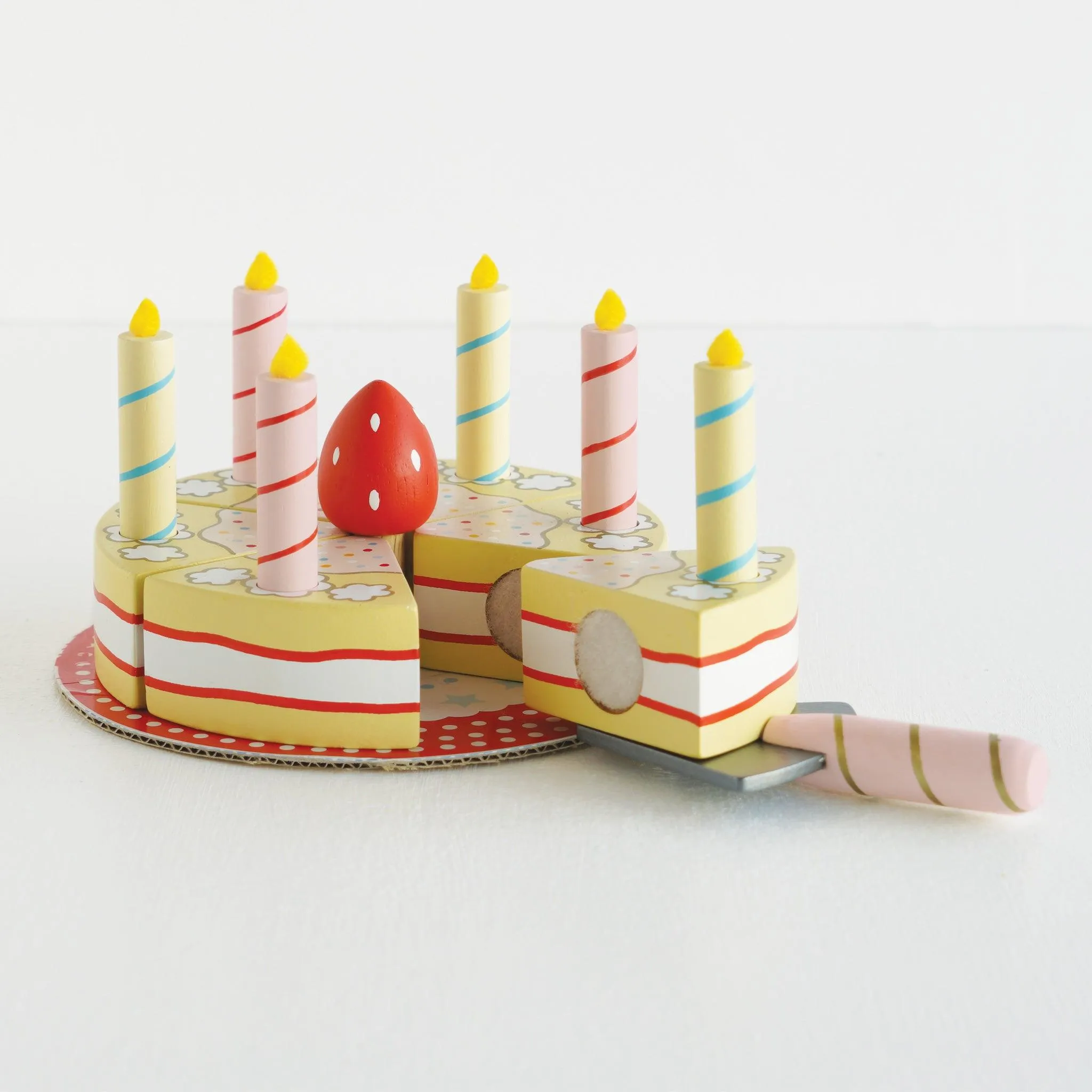 Birthday Cake & Candles Wooden Toy