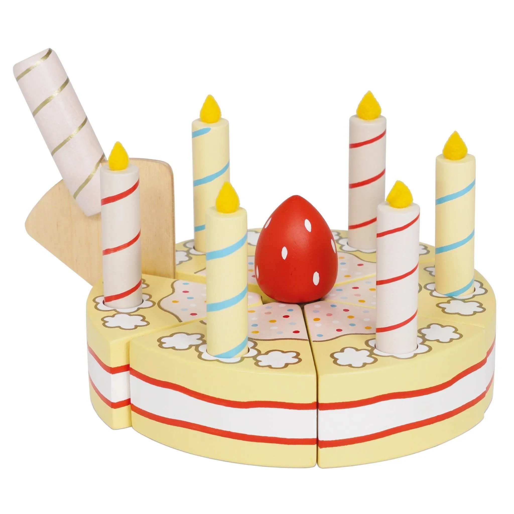 Birthday Cake & Candles Wooden Toy