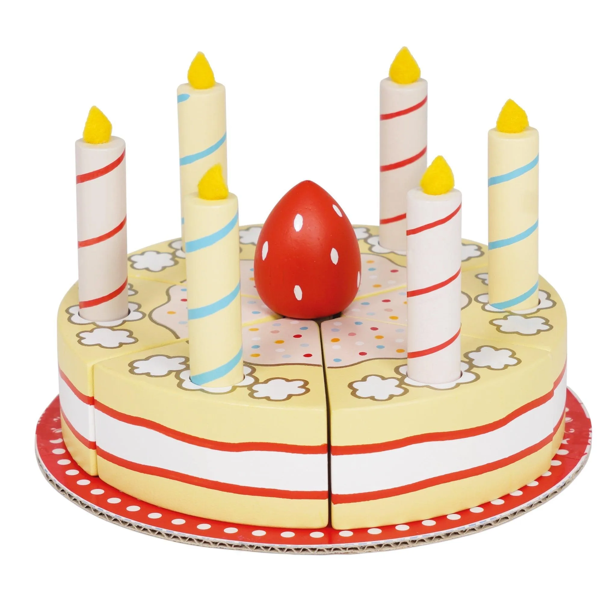 Birthday Cake & Candles Wooden Toy