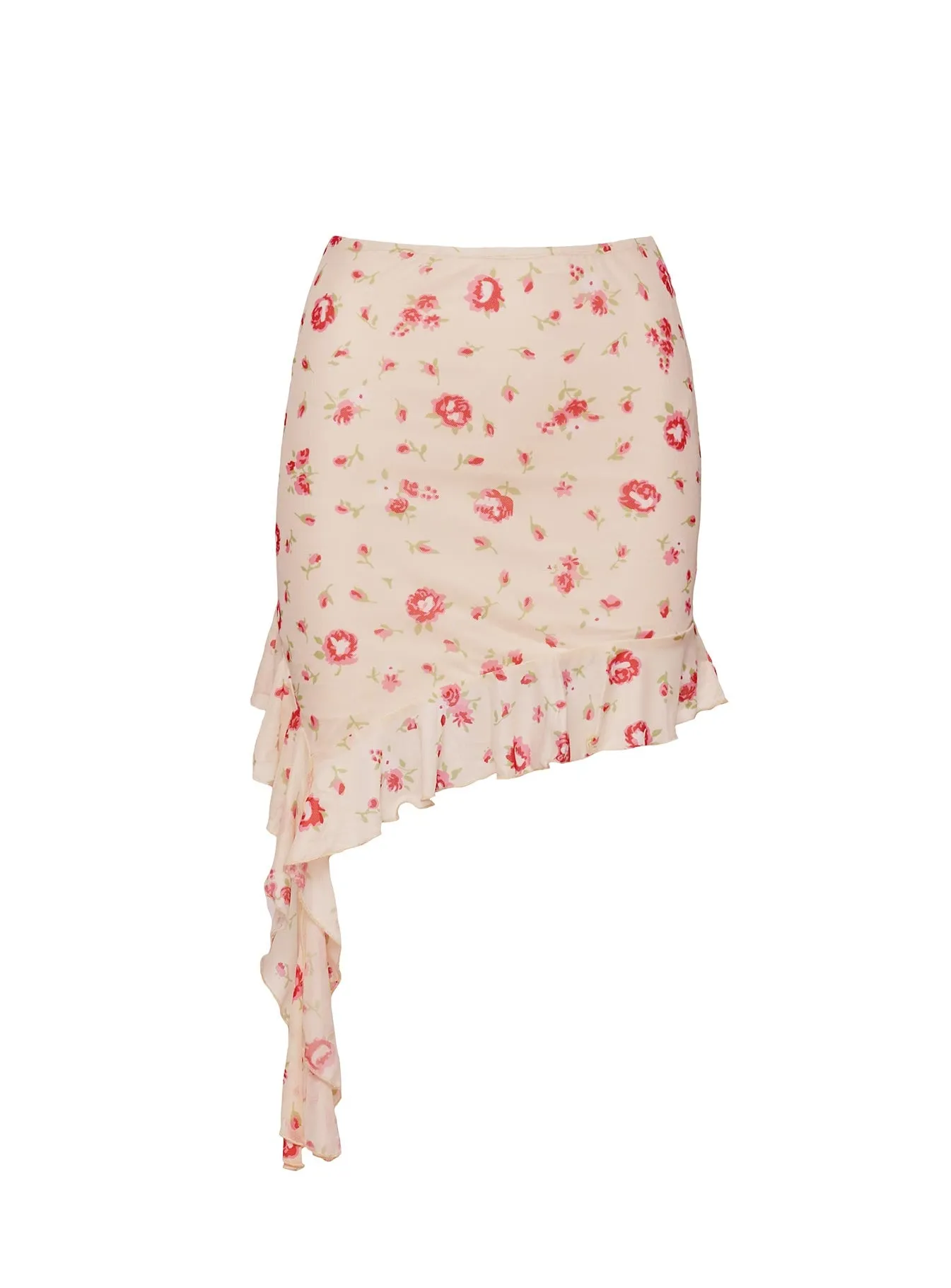 Bouket Mini Skirt Cream Floral