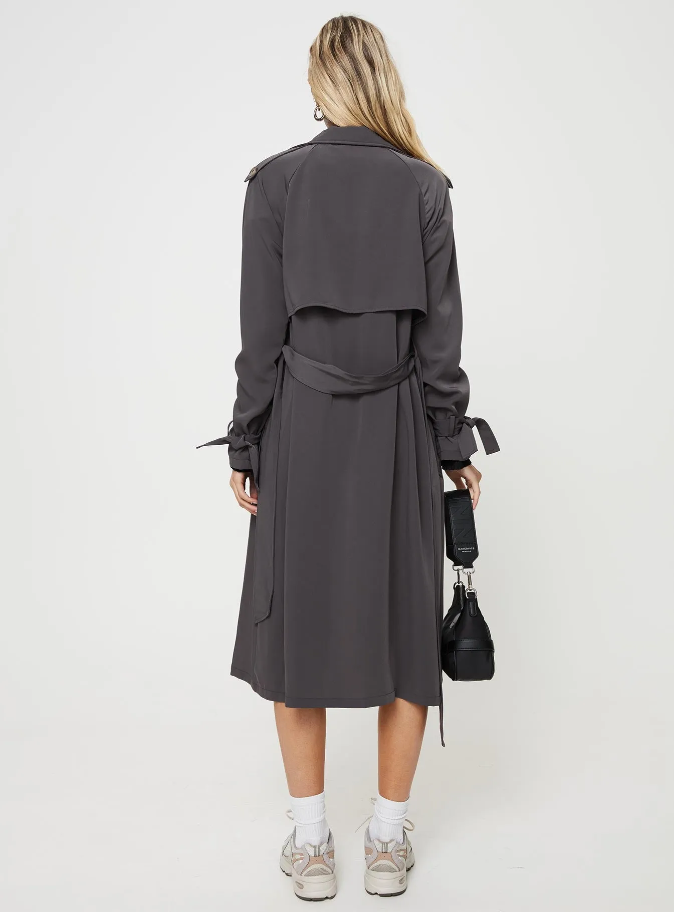 Cassie Trench Coat Grey