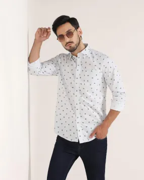 Casual Green Printed Shirt - Harren