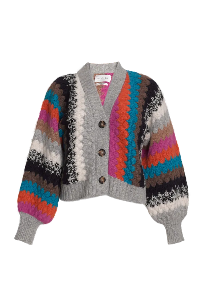 Charlie Multicolor Cardi Sweater