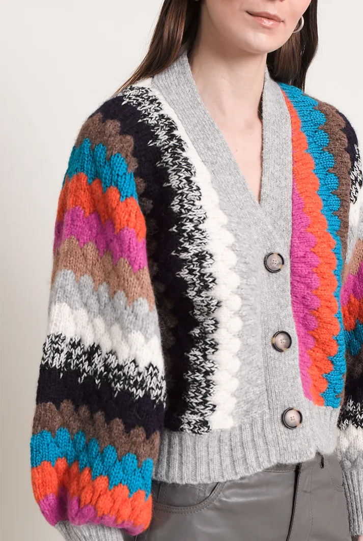 Charlie Multicolor Cardi Sweater