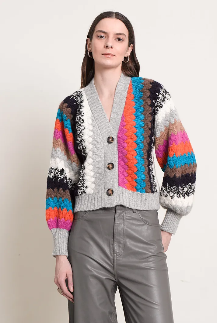 Charlie Multicolor Cardi Sweater