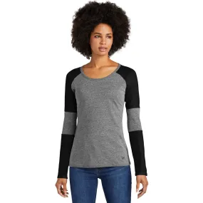 CLOSEOUT - New Era Ladies Tri-Blend Performance Baseball Tee