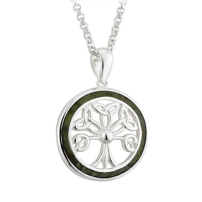 Connemara Marble Tree of Life Necklace