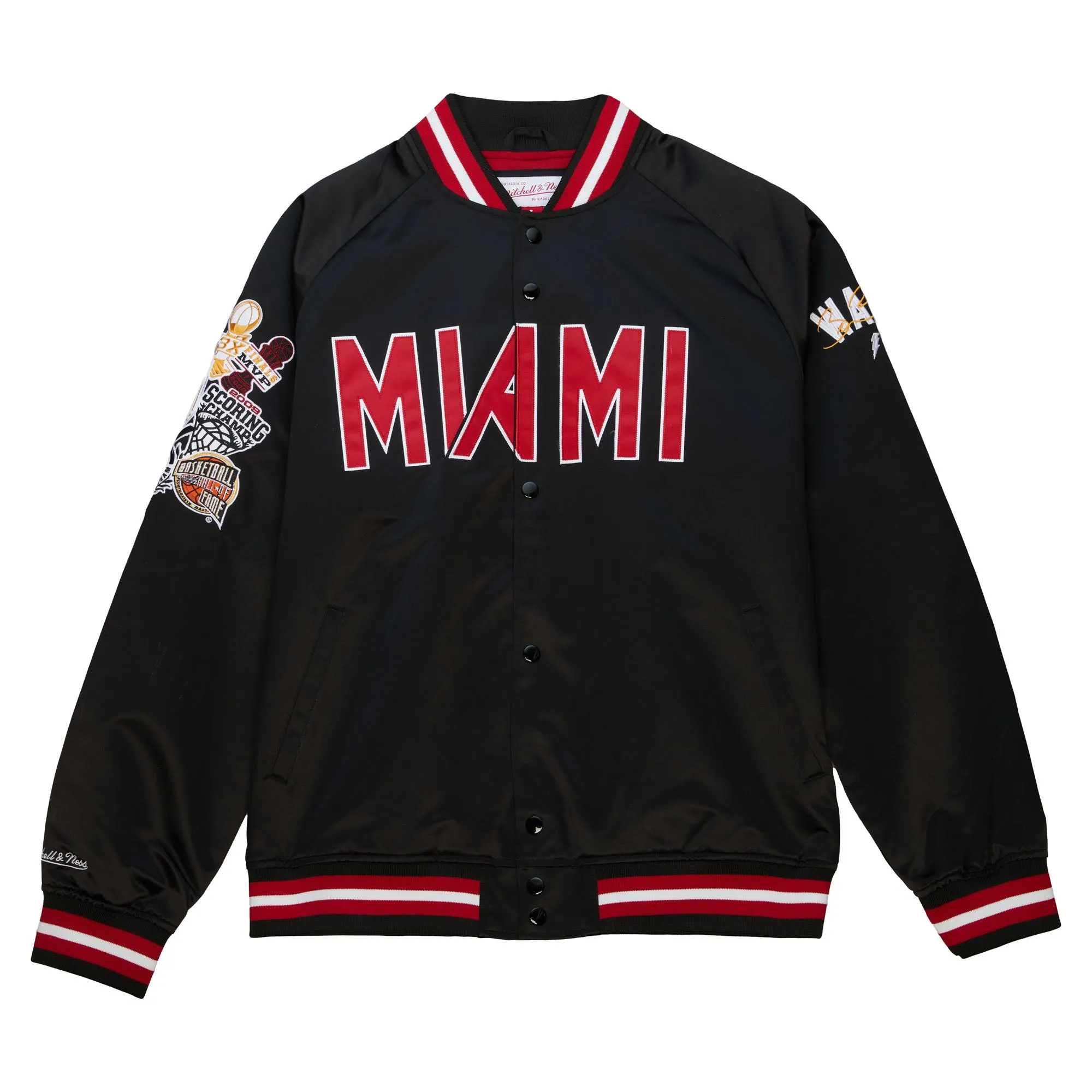 Court Culture x Mitchell and Ness Wade HOF Satin Jacket