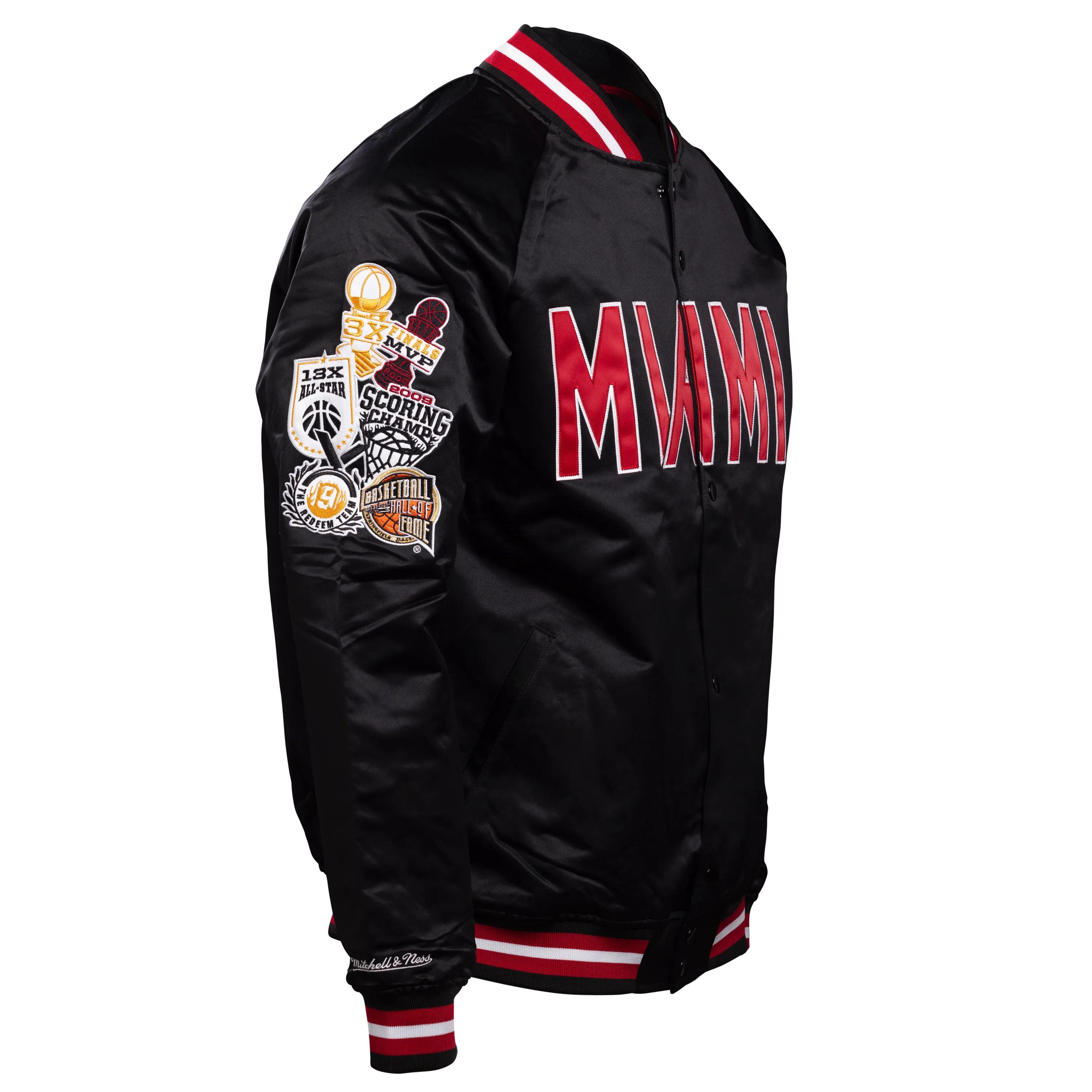 Court Culture x Mitchell and Ness Wade HOF Satin Jacket