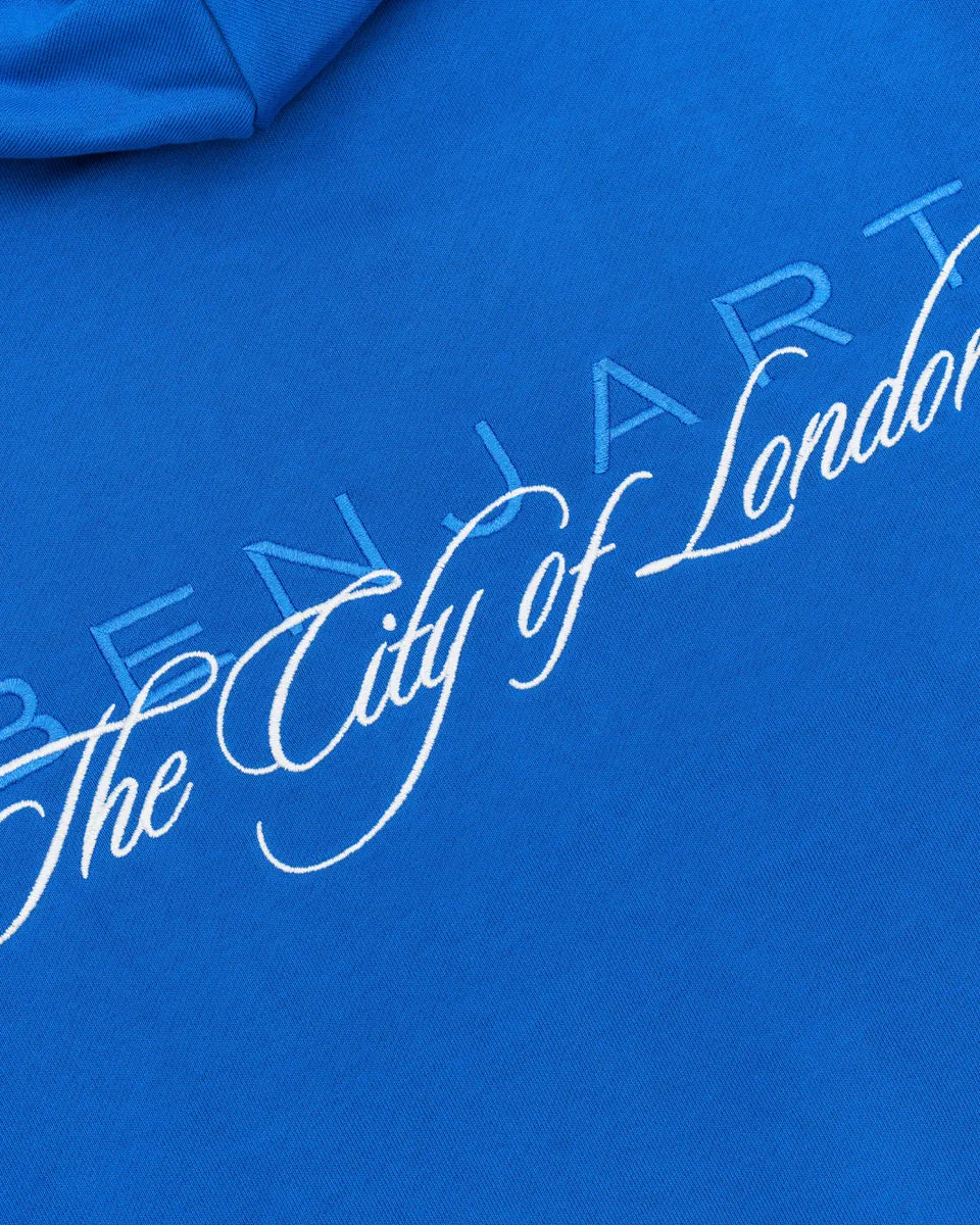 Cursive London Pullover - Cobalt Blue