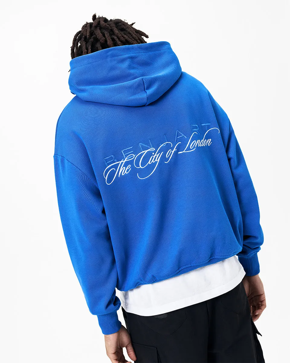 Cursive London Pullover - Cobalt Blue