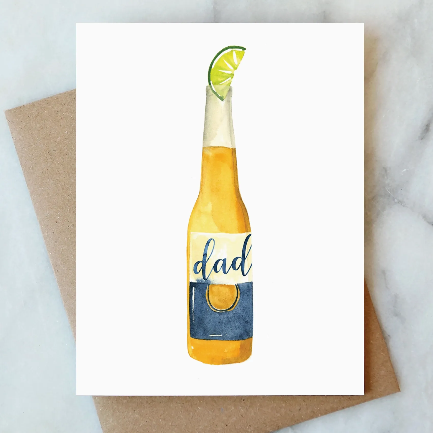 D Dad Corona Father's Day Card