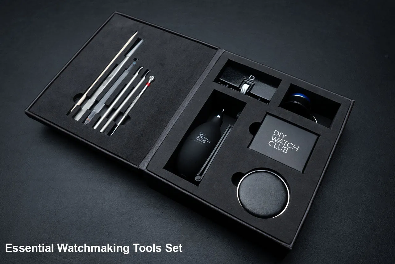 DIY Watchmaking Kit | 38.5mm Mosel with Date - Silver Vintage Dress Watch w/ Miyota 8215 or 8315