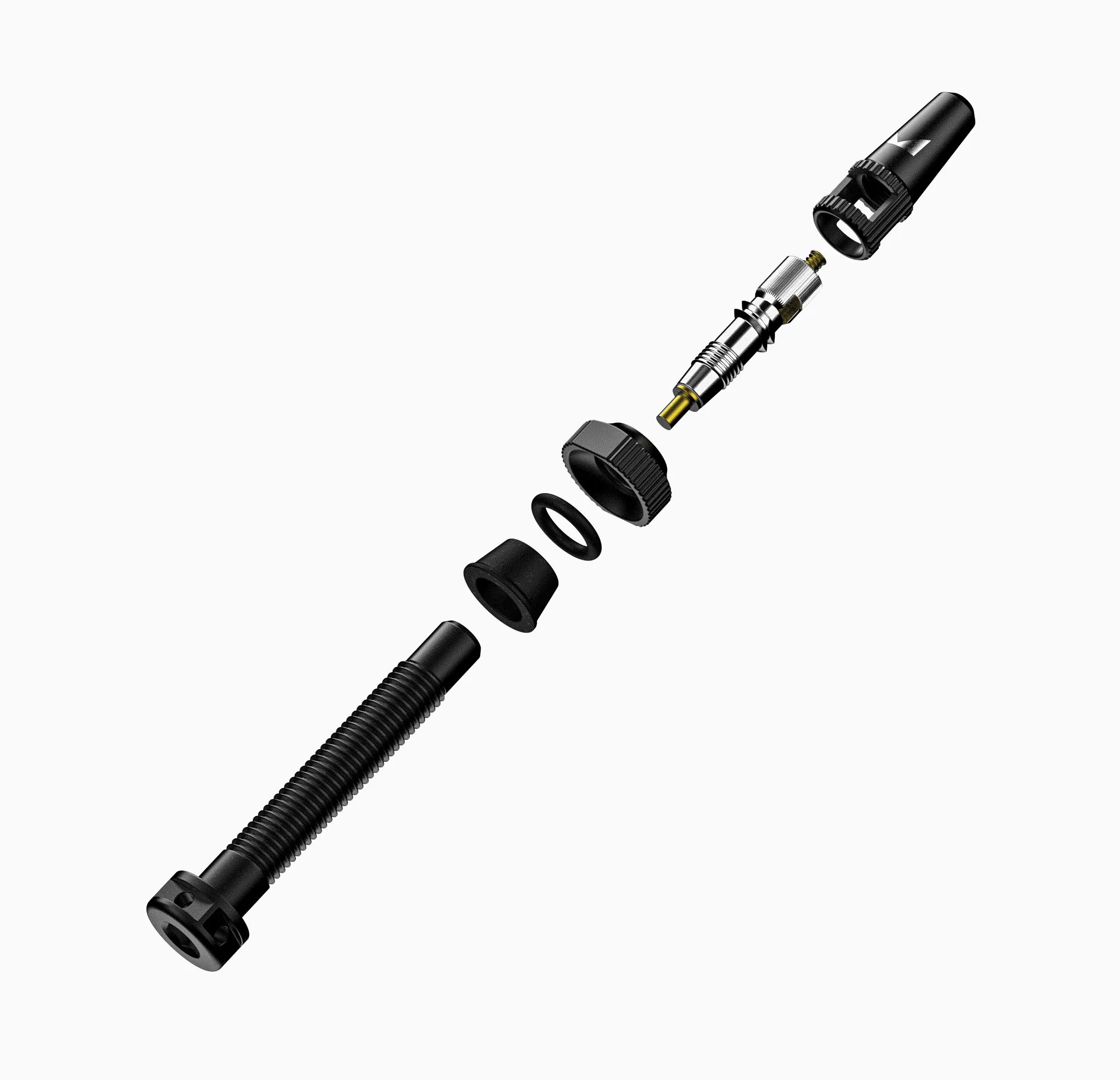 Evil Tubeless Valve Set - Black - 44mm