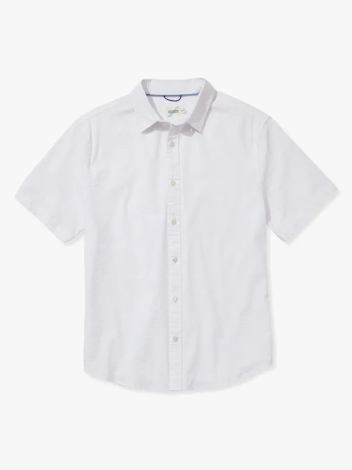 Fair Harbor Mens The Seersucker Shirt