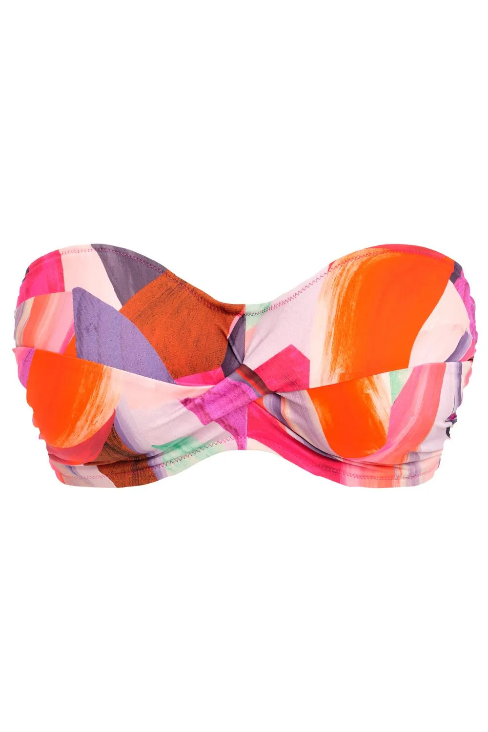 Fantasie Aguada Beach UW Twist Bandeau Bikini Top, Sunrise (FS502909)