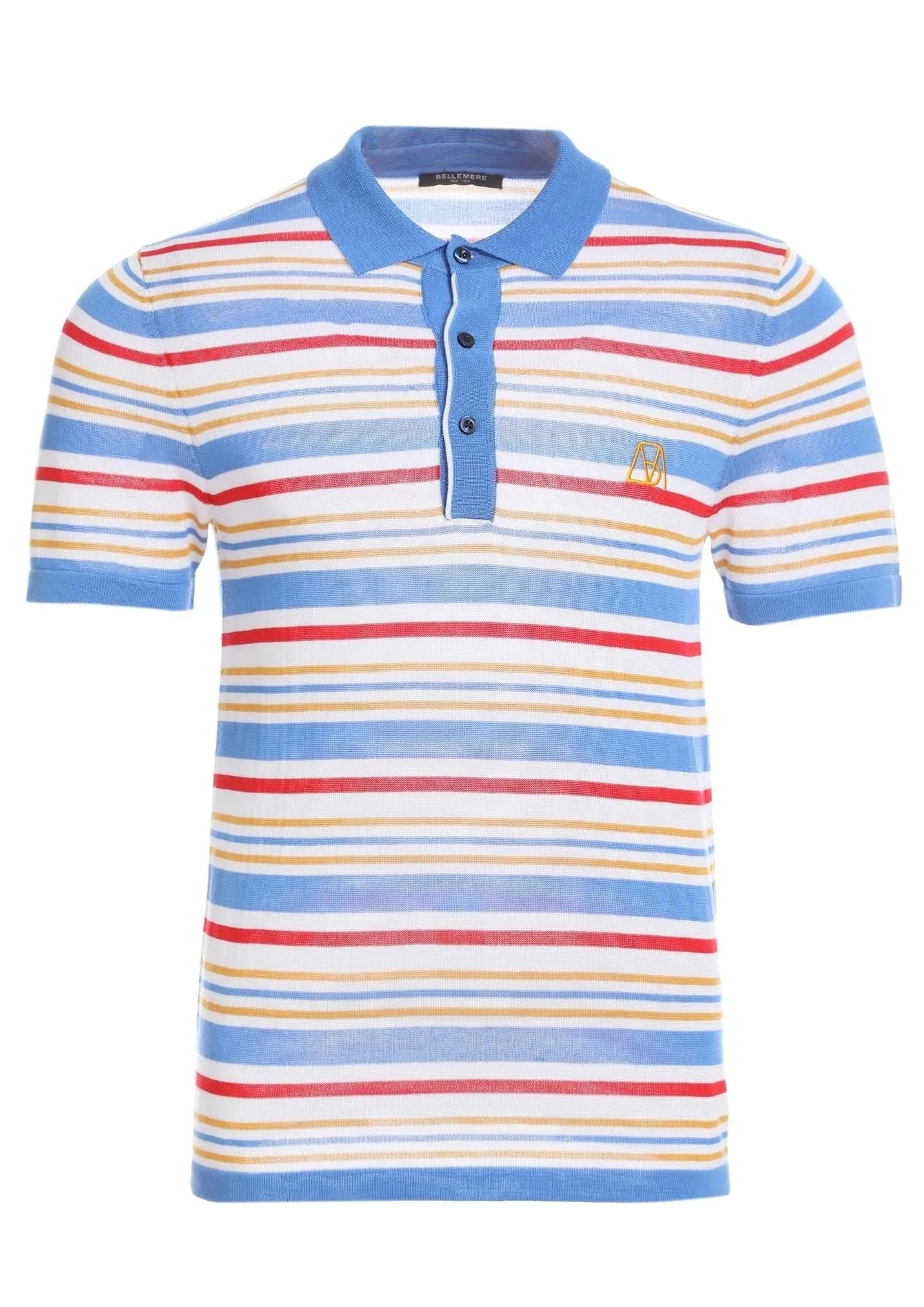 Fantasy Stripe Multicolor Tencel Polo