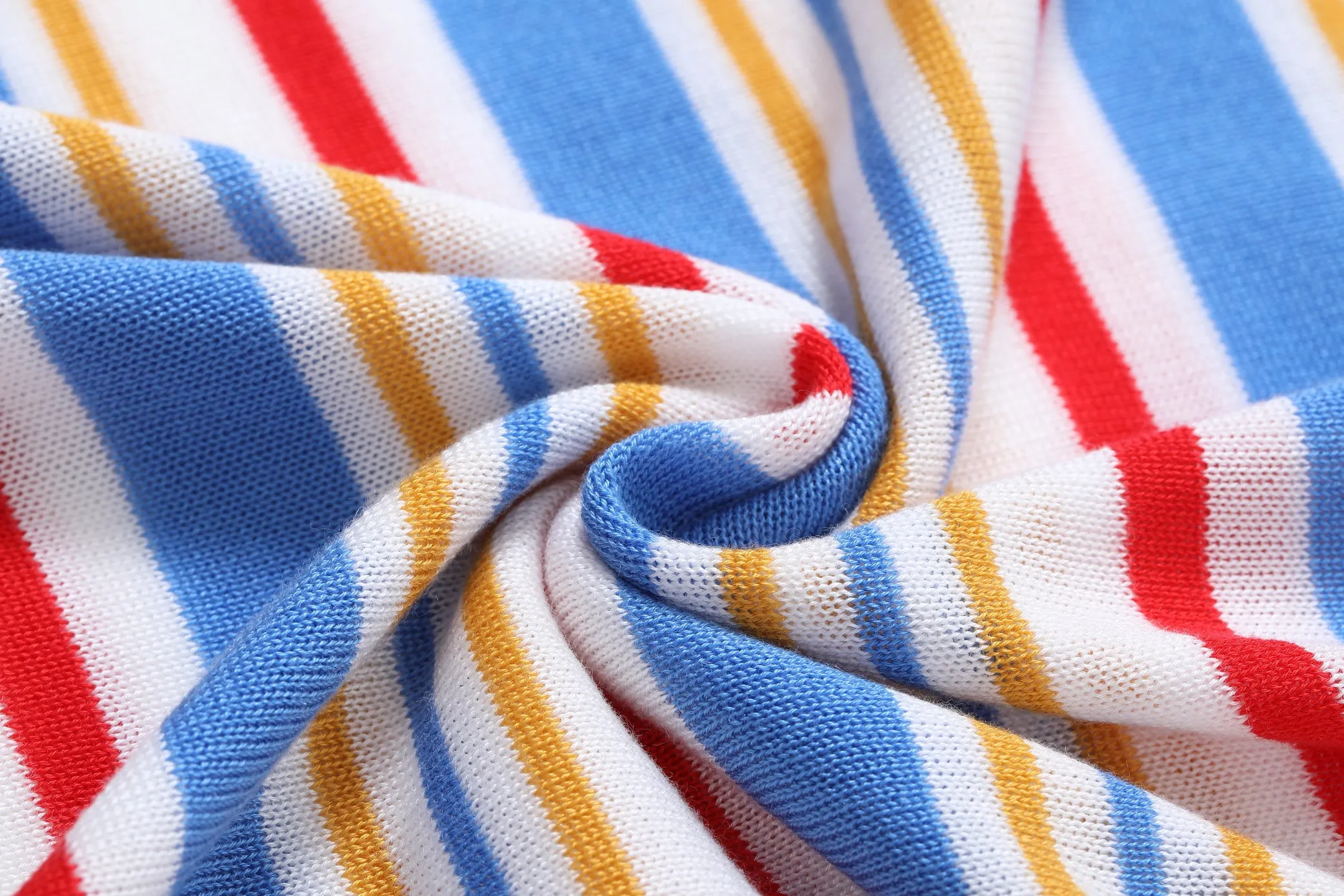 Fantasy Stripe Multicolor Tencel Polo