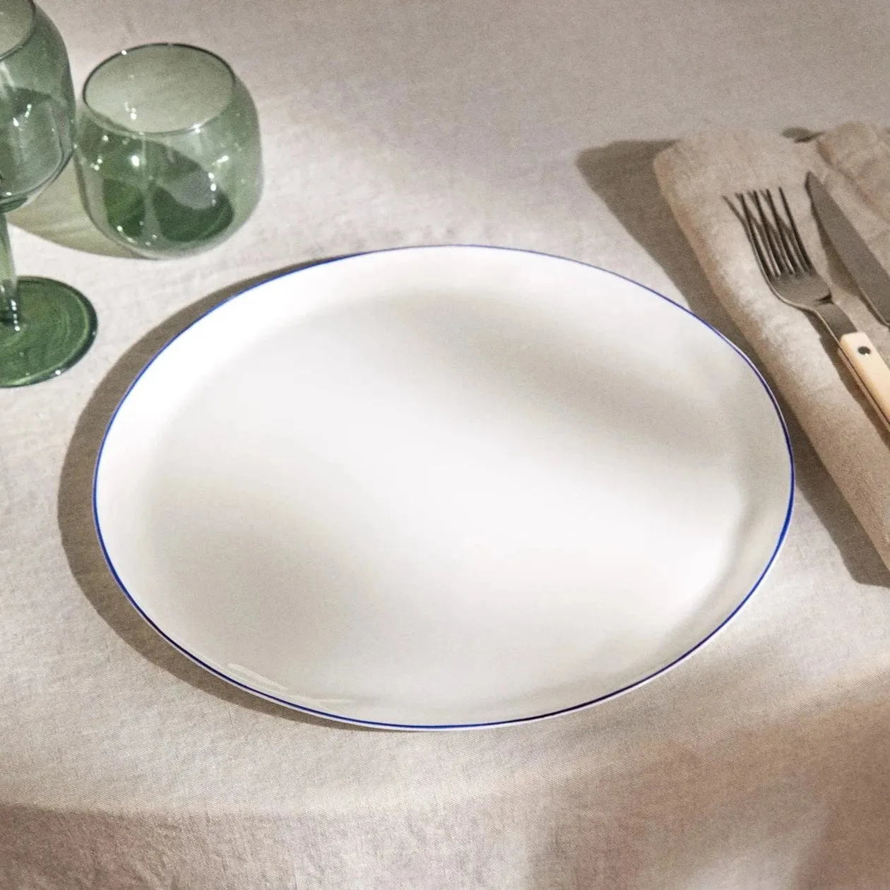 Feldspar Set of 4 Cobalt Dinner Plates