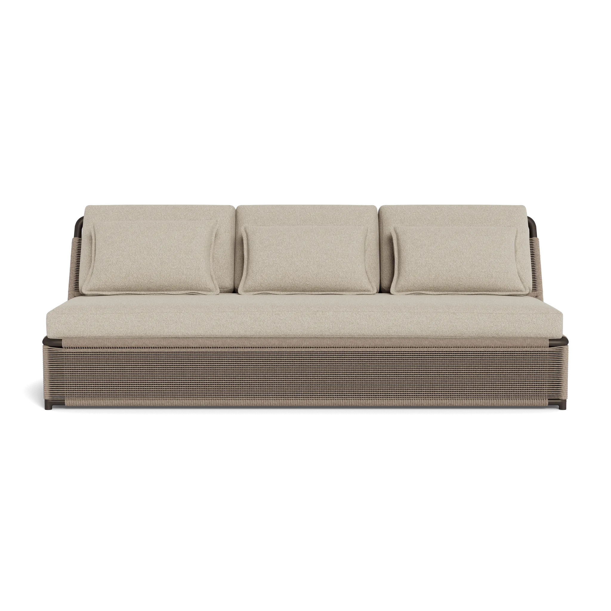 FORMENTERA 3 SEAT ARMLESS SOFA