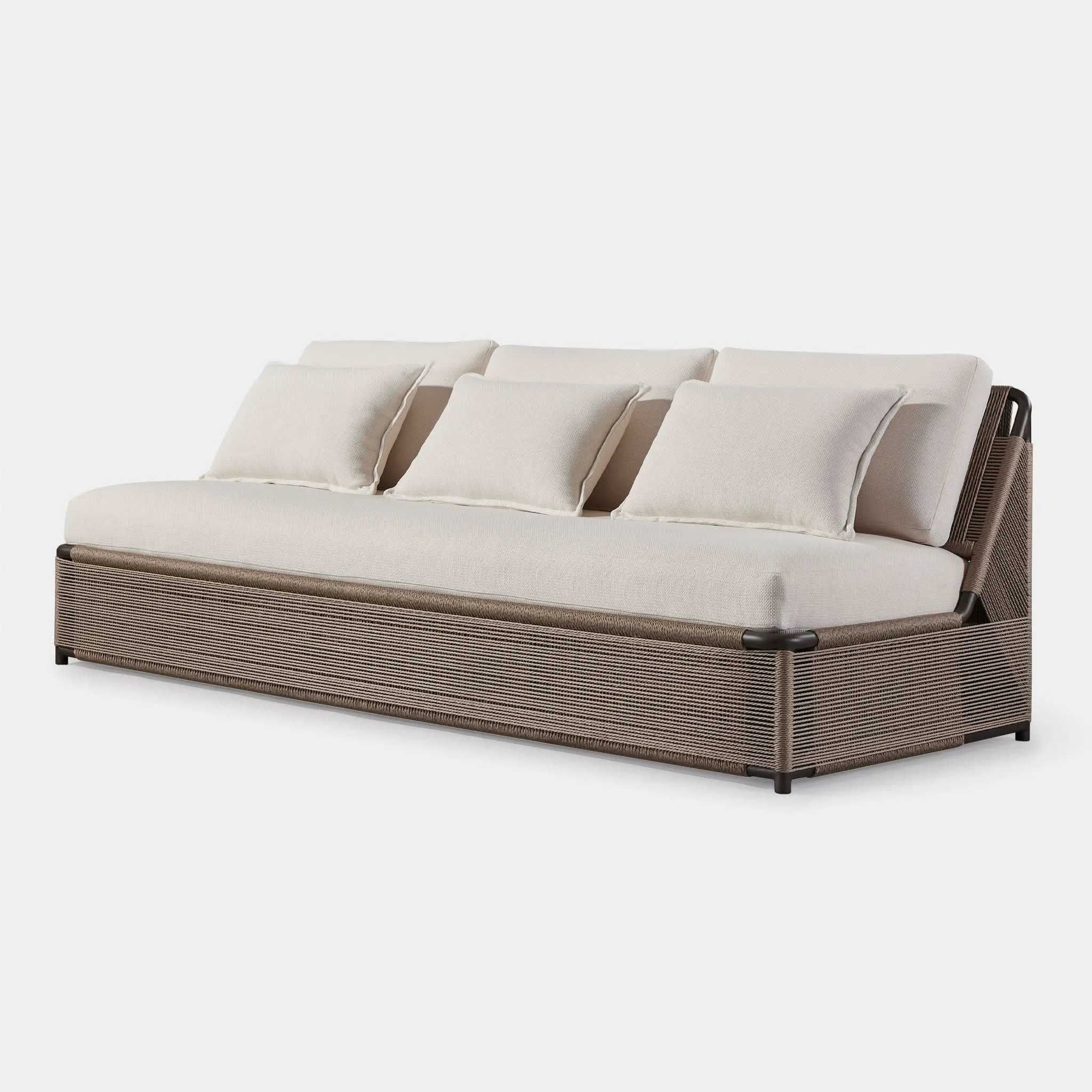 FORMENTERA 3 SEAT ARMLESS SOFA