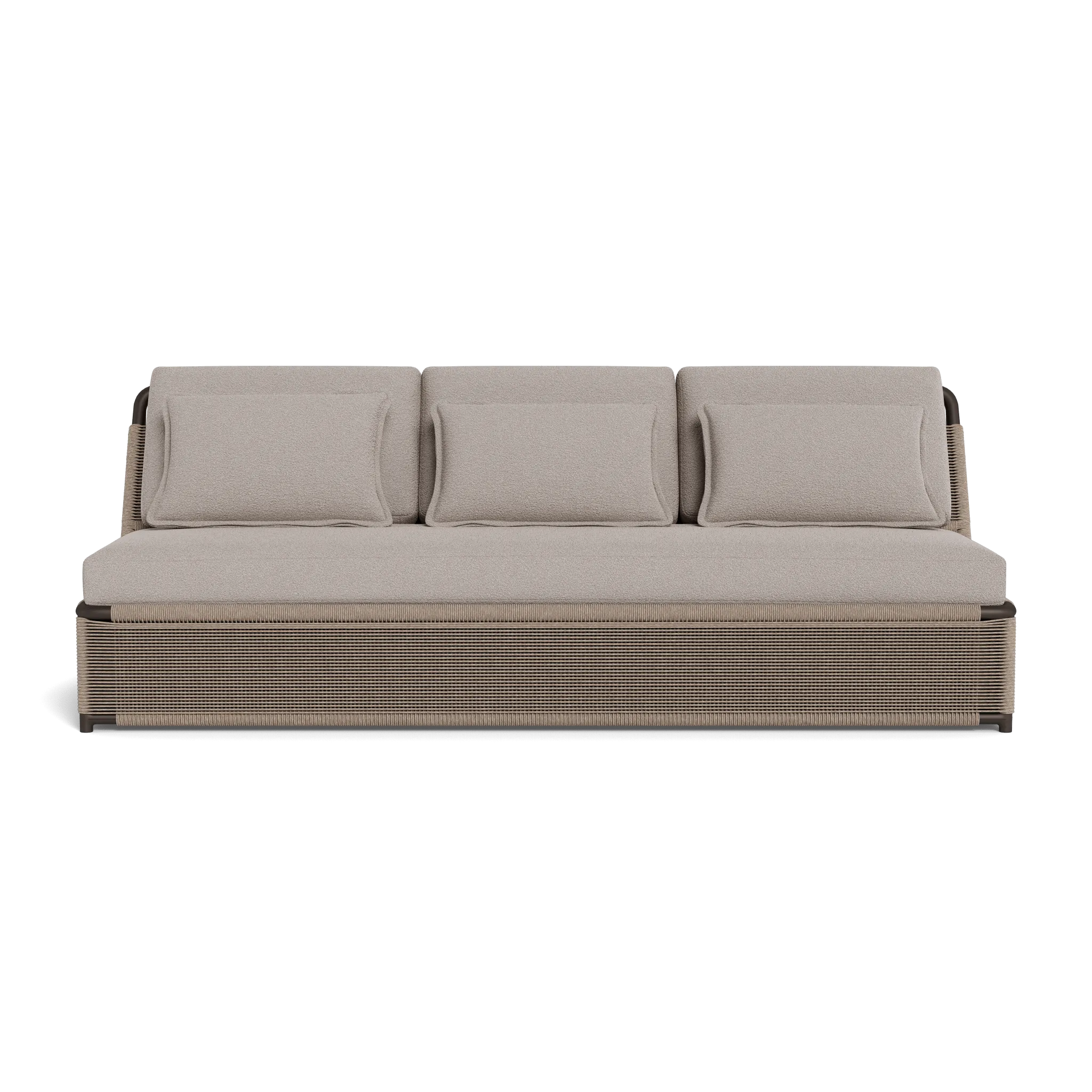 FORMENTERA 3 SEAT ARMLESS SOFA