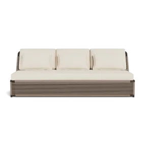 FORMENTERA 3 SEAT ARMLESS SOFA