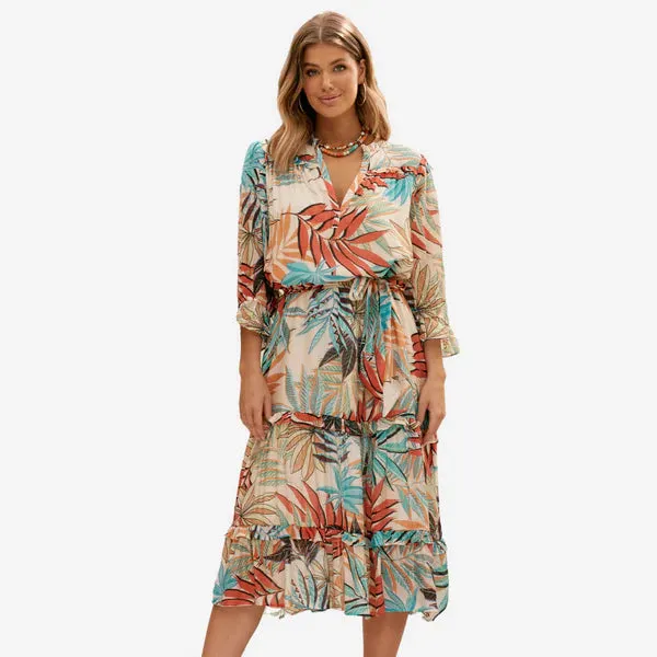 Frances LS Fern Dress AJD0544