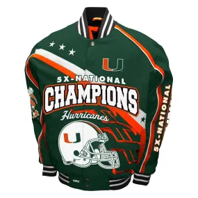 Franchise Club Mens NCAA Commemorative Twill Jacket