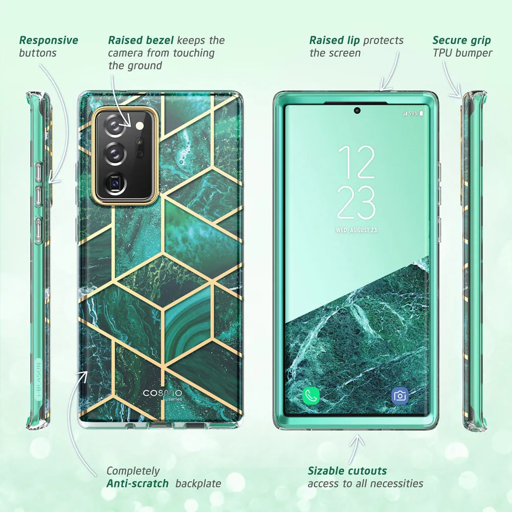 Galaxy Note20 Ultra Cosmo Case - Marble Green