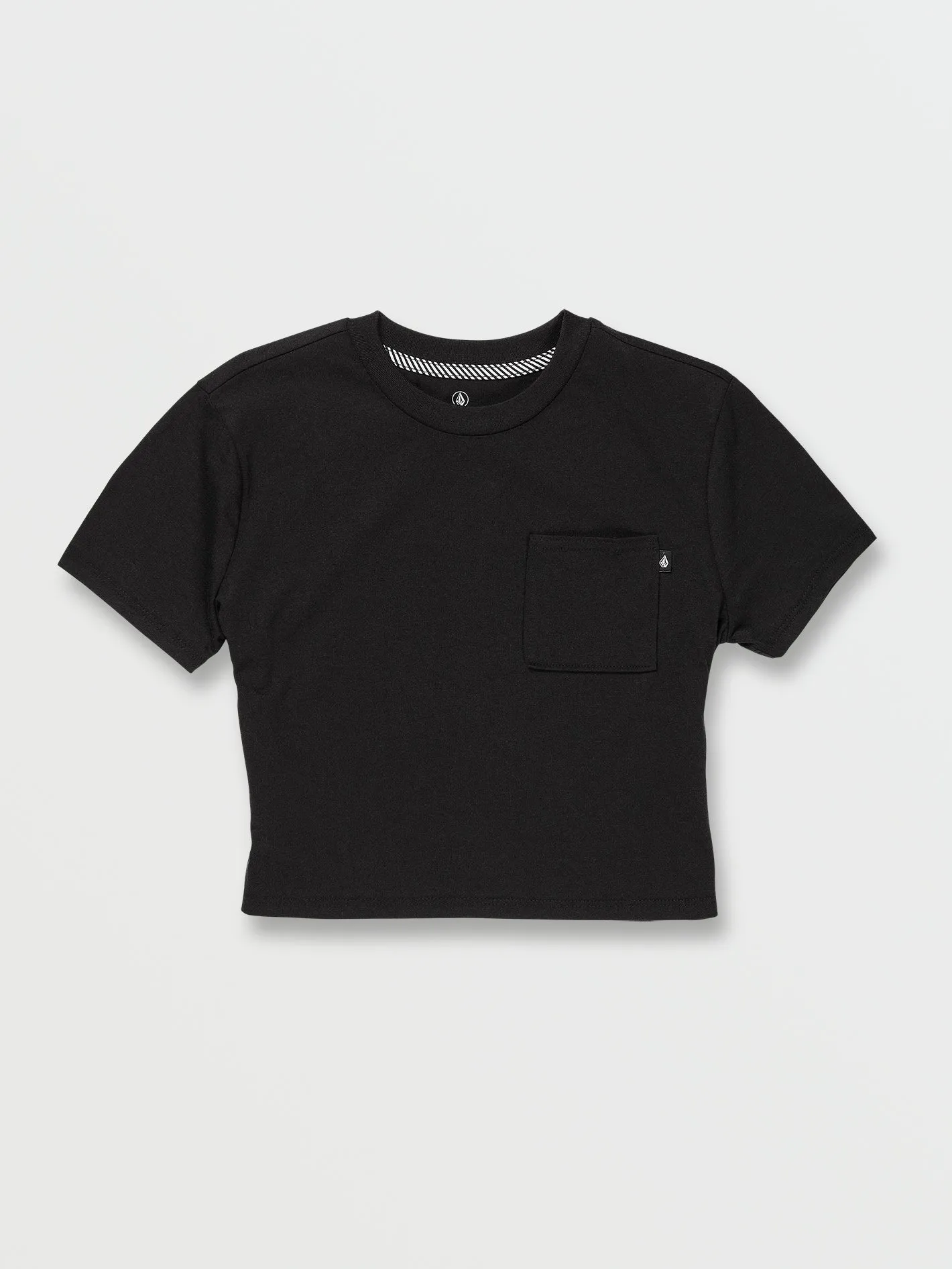 Girls Pocket Dial Tee - Black