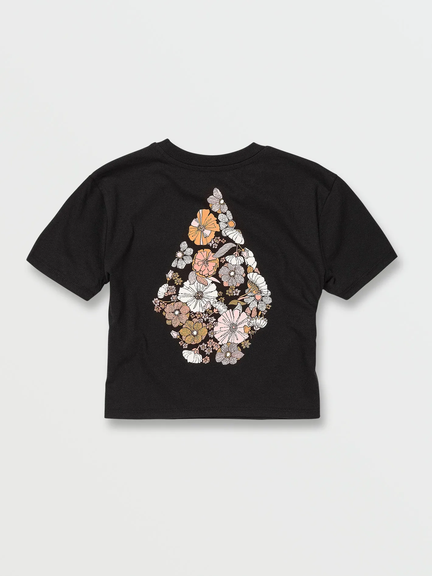 Girls Pocket Dial Tee - Black