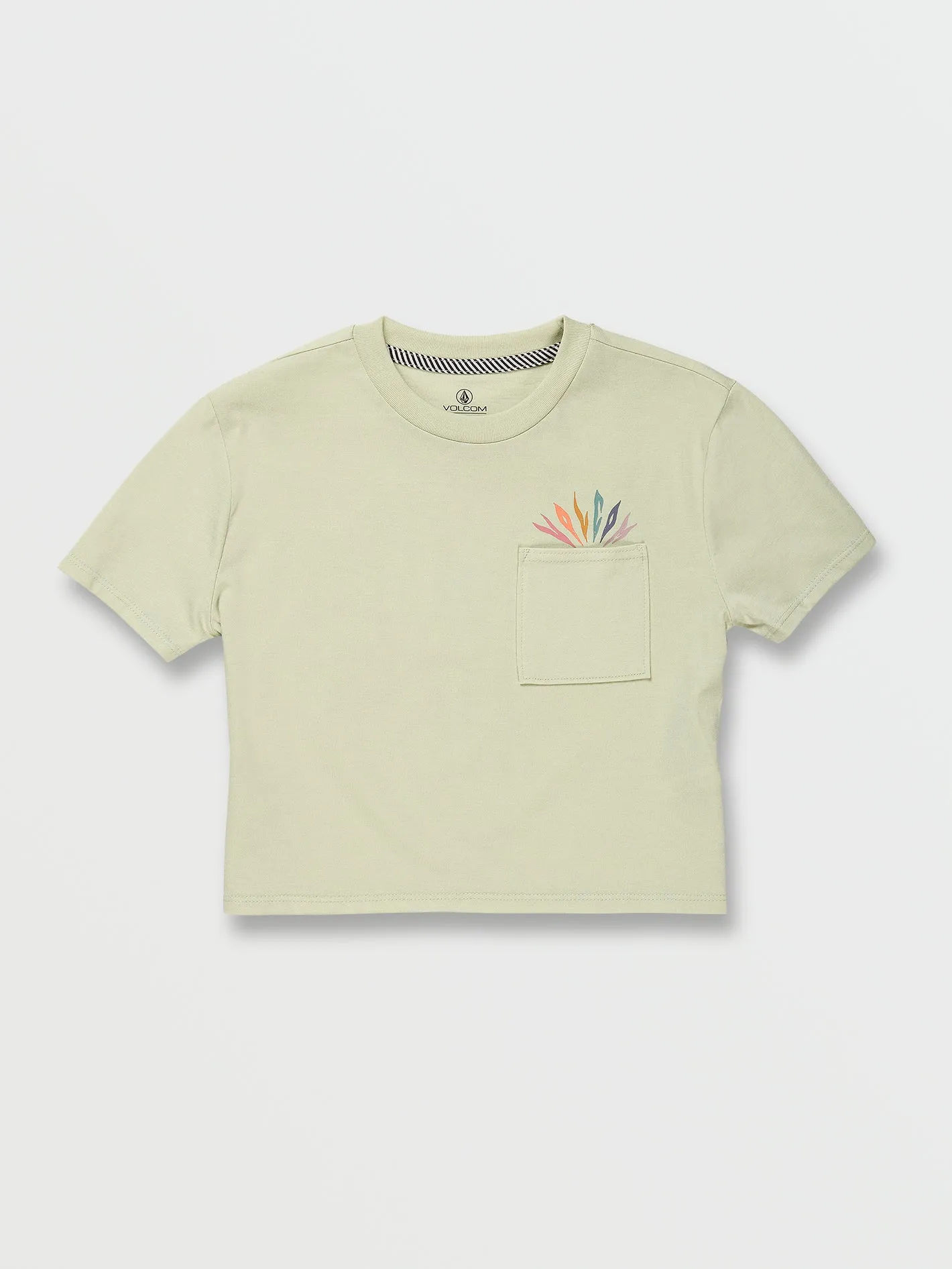 Girls Pocket Dial Tee - Sage