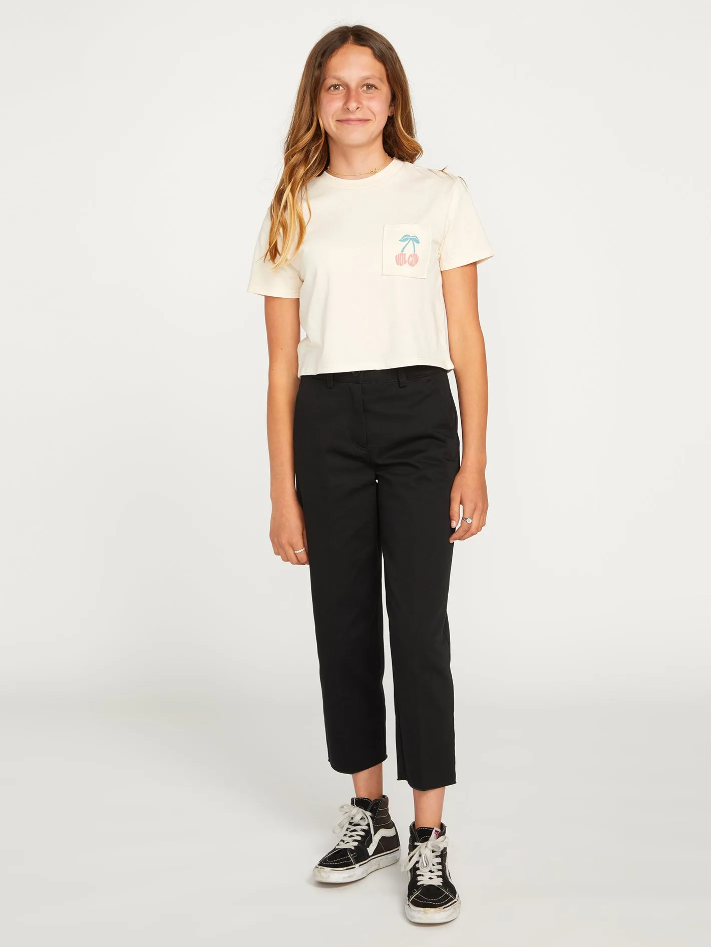 Girls Pocket Dial Tee - Sand