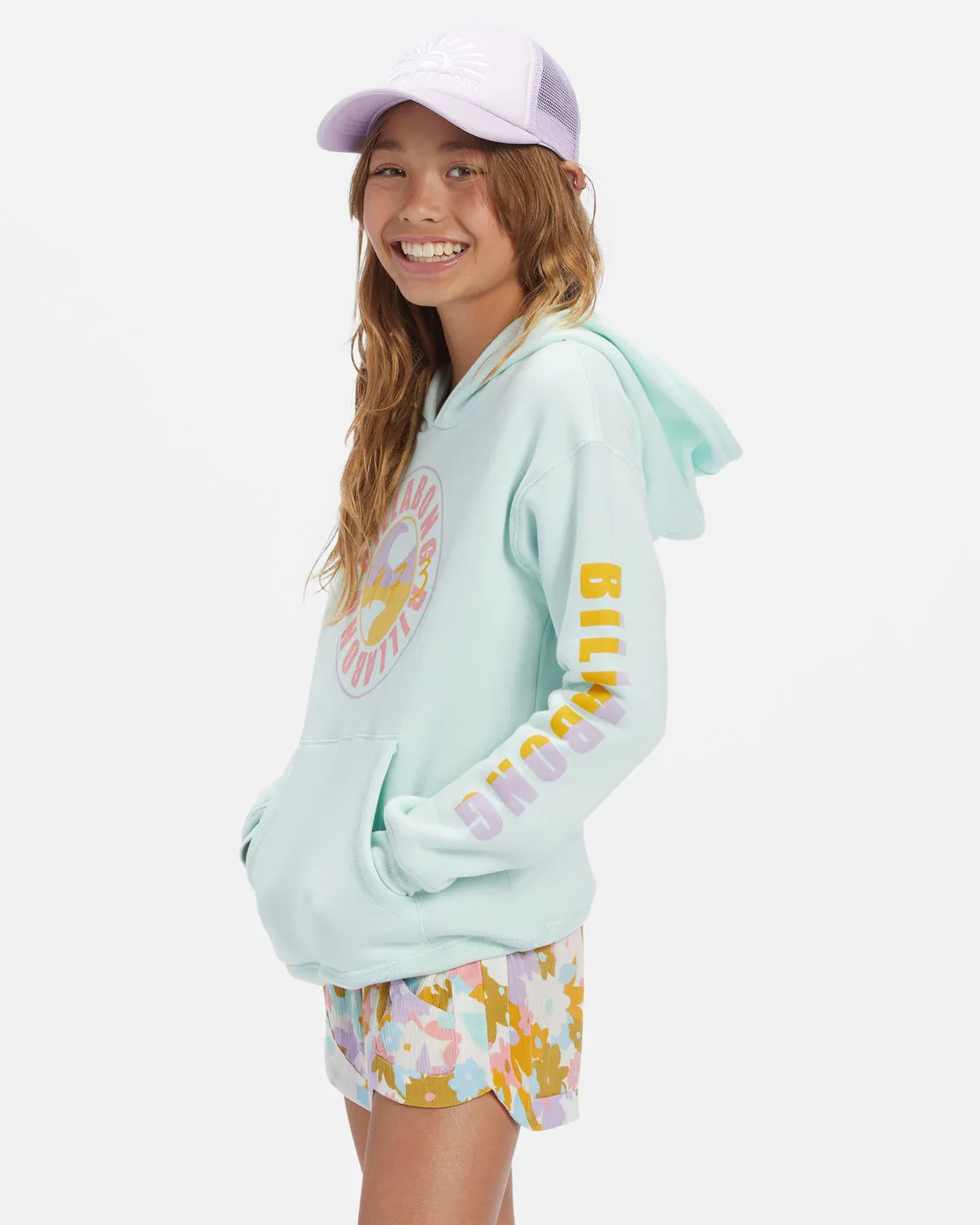 Girls Surf All Day Sweatshirt - Sweet Mint